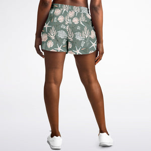 star fish star fish Athletic Loose Shorts - AOP