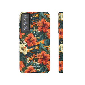 Phone Case - Tiger Strip Floral