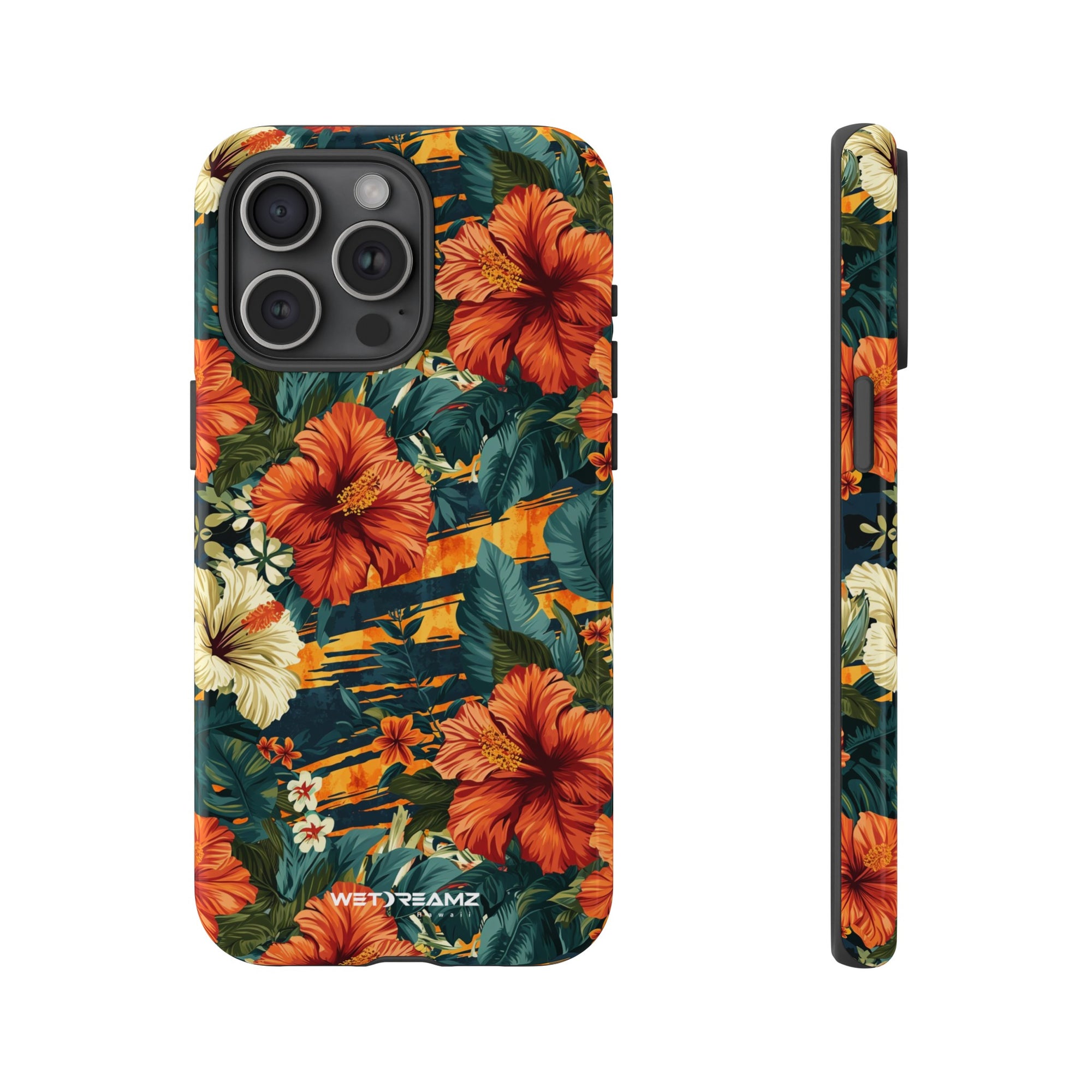 Phone Case - Tiger Strip Floral