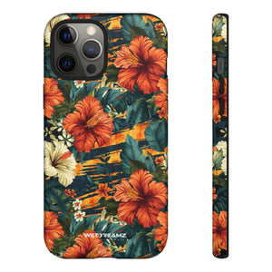 Phone Case - Tiger Strip Floral