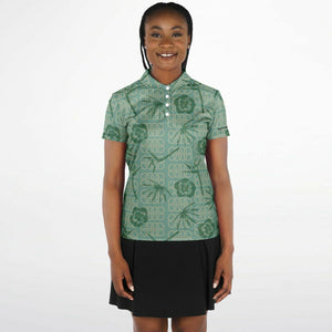 Flowers Design Polo Shirt - AOP