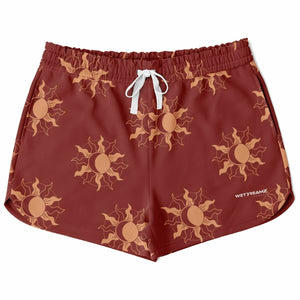 Stars Mandala Fire Athletic Loose Shorts - AOP