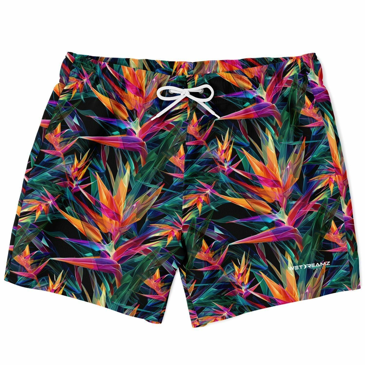 Swim Trunks - Geometric Bird of Paradise