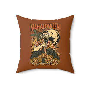 Mahaloween Square Pillow - Autumn