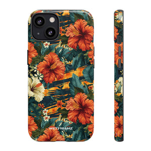 Phone Case - Tiger Strip Floral