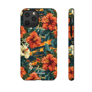 Phone Case - Tiger Strip Floral