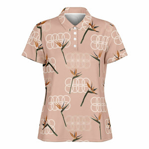 paradise flowers Polo Shirt - AOP