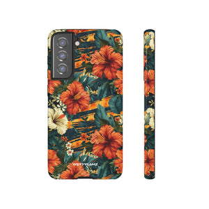 Phone Case - Tiger Strip Floral