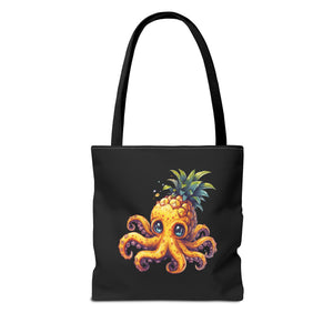 Pineapple Octopus Tote Bag