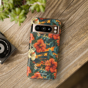 Phone Case - Tiger Strip Floral