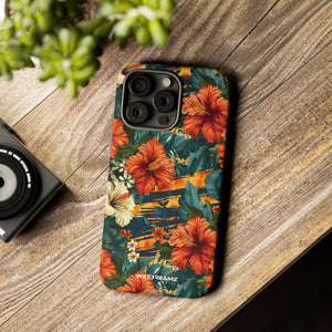 Phone Case - Tiger Strip Floral