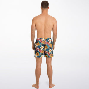 Swim Trunks - Abstract Floral