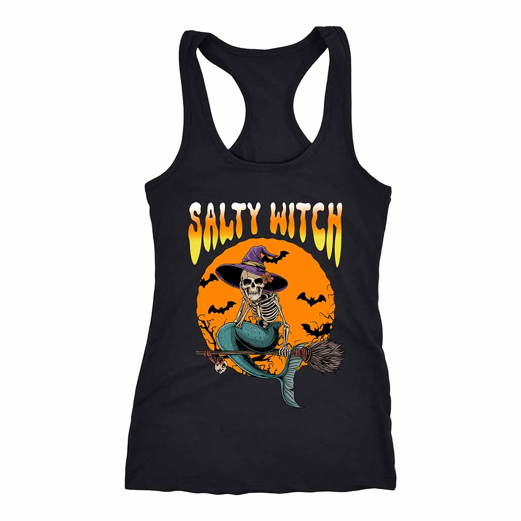 Women's Always Salty Witch Racerback Tank