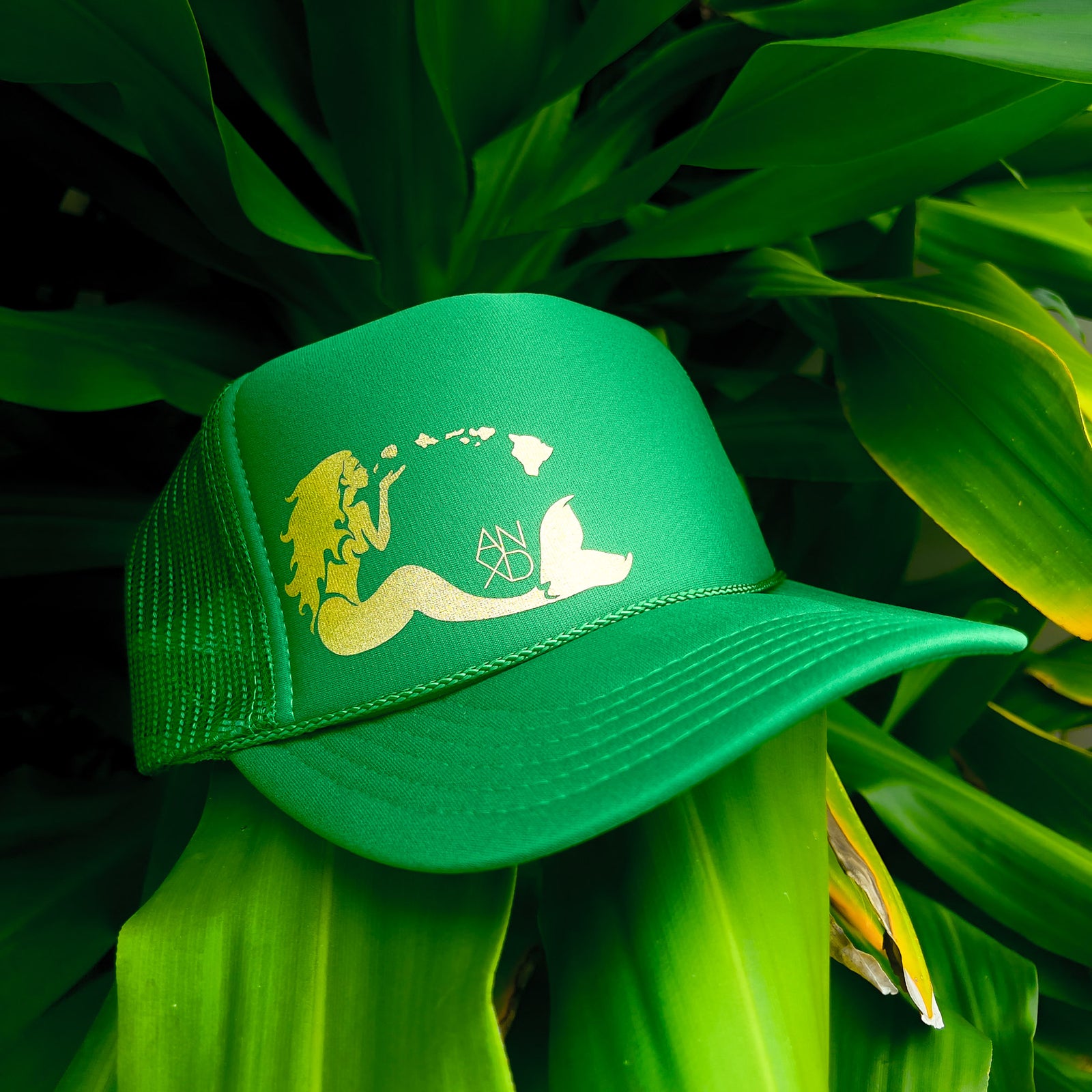 Mermaid Trucker - Kelly Green