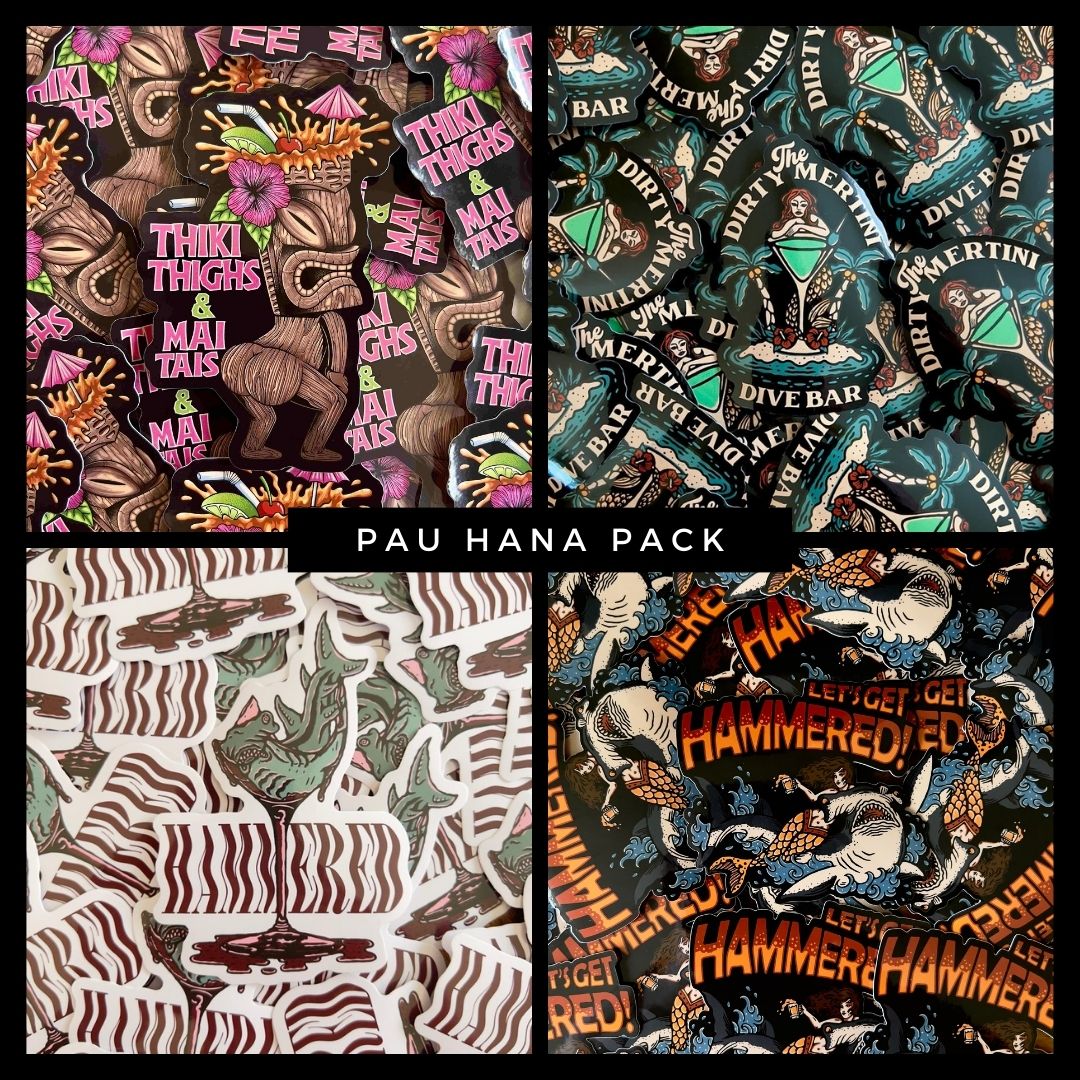 FREE Pau Hana Sticker Pack