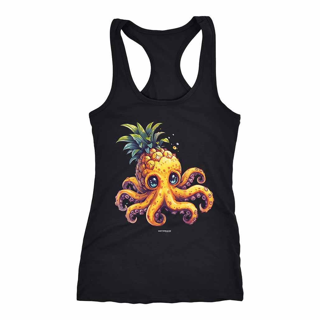 Women's Pineapple Octopus Racerback Tank