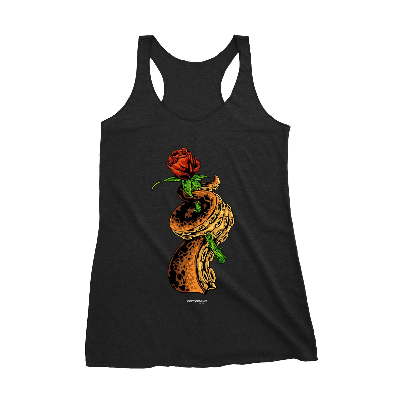 "Tako Rose" Tri-Blend Racerback Tank