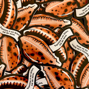 Fortune Cowrie - Ask The Waves Sticker