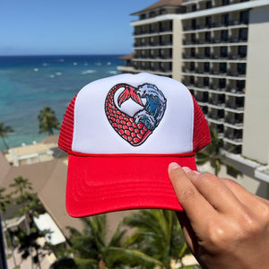 Mermaid Heart Trucker Hat