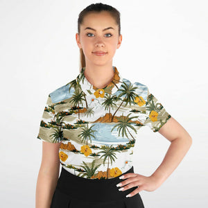 White Island Polo Shirt - AOP