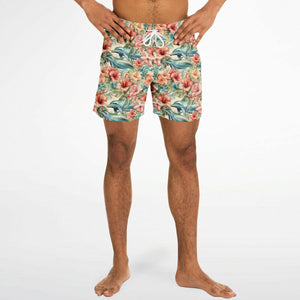 Swim Trunks Men - Nai'a Floral