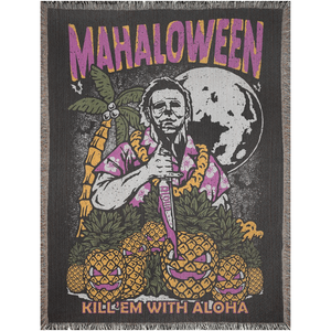 MAHALOWEEN Woven Blanket