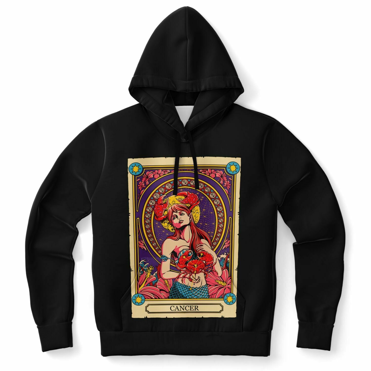 Unisex Cancer Hoodie - Black