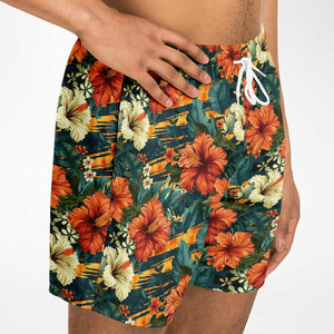 Swim Trunks - Tiger Stripe Floral