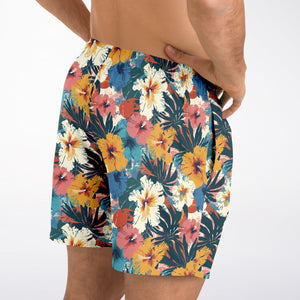 Swim Trunks - Abstract Floral