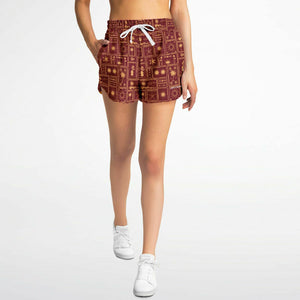 Mix Trees Athletic Loose Shorts - AOP