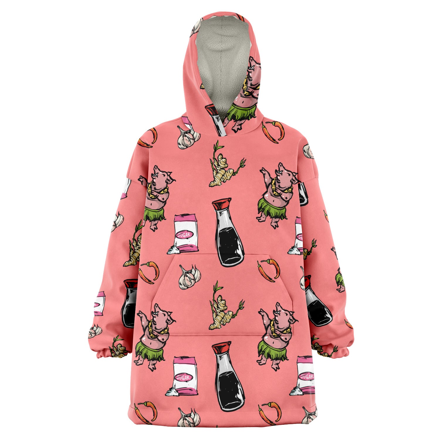 Smoke Meat Snug Hoodie - Guava