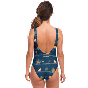 One-Piece Swimsuit - AOP