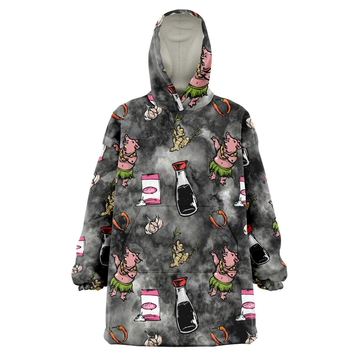 Smoke Meat Snug Hoodie -  Smoke