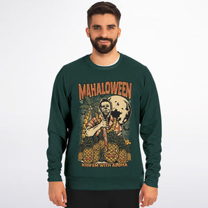 MAHALOWEEN Sweatshirt  - Mauka Green