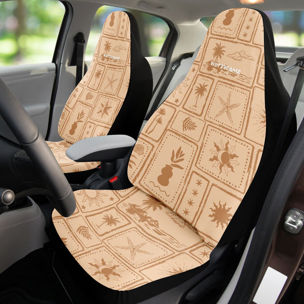 Beige Hawaiian Quilt Car Seat Cover Wet Dreamz Hawaii