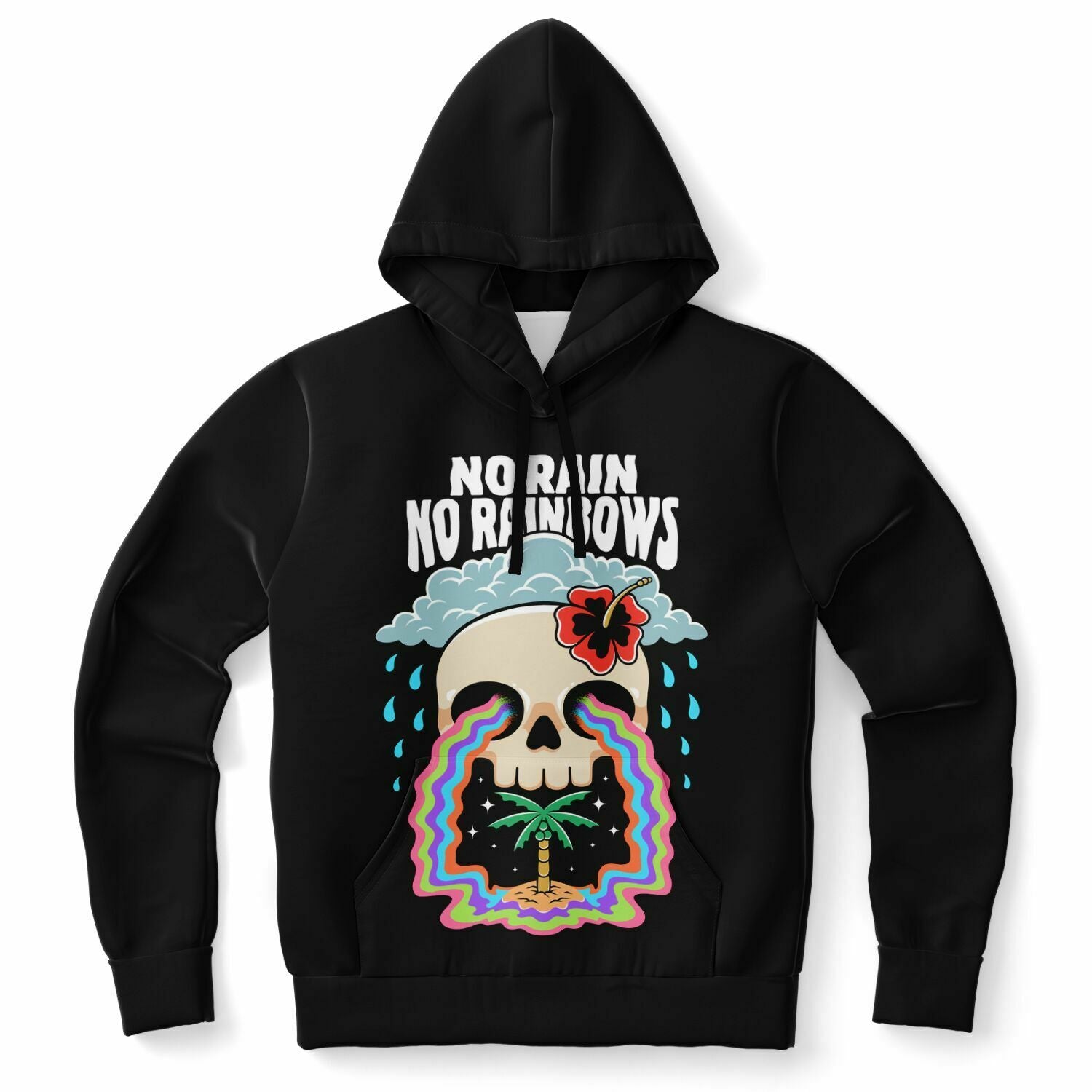 Unisex No, Rain, No Rainbows Hoodie