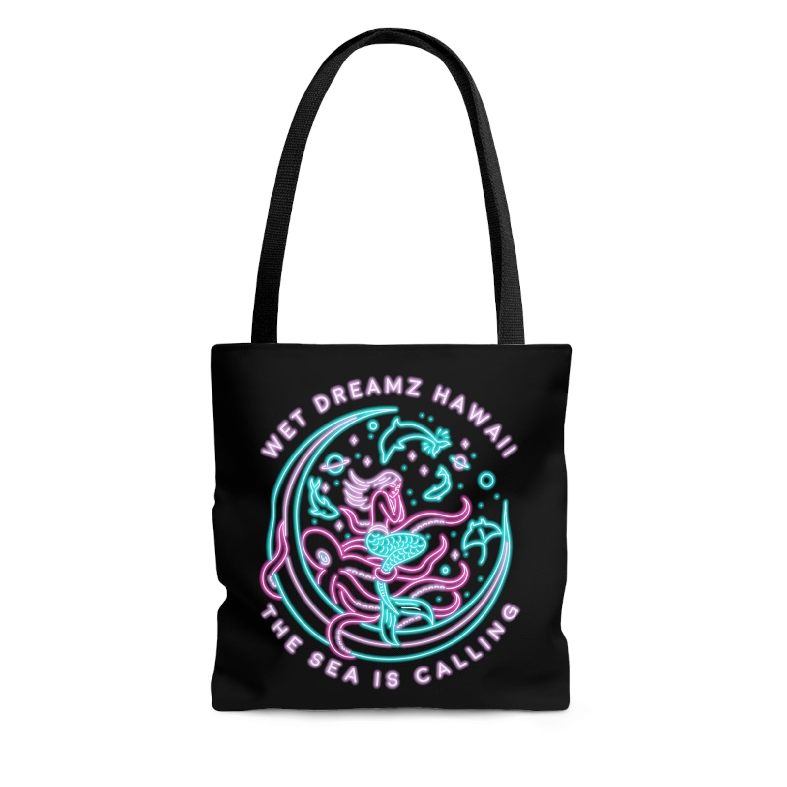 Neon Mermaid Dreamz Tote Bag