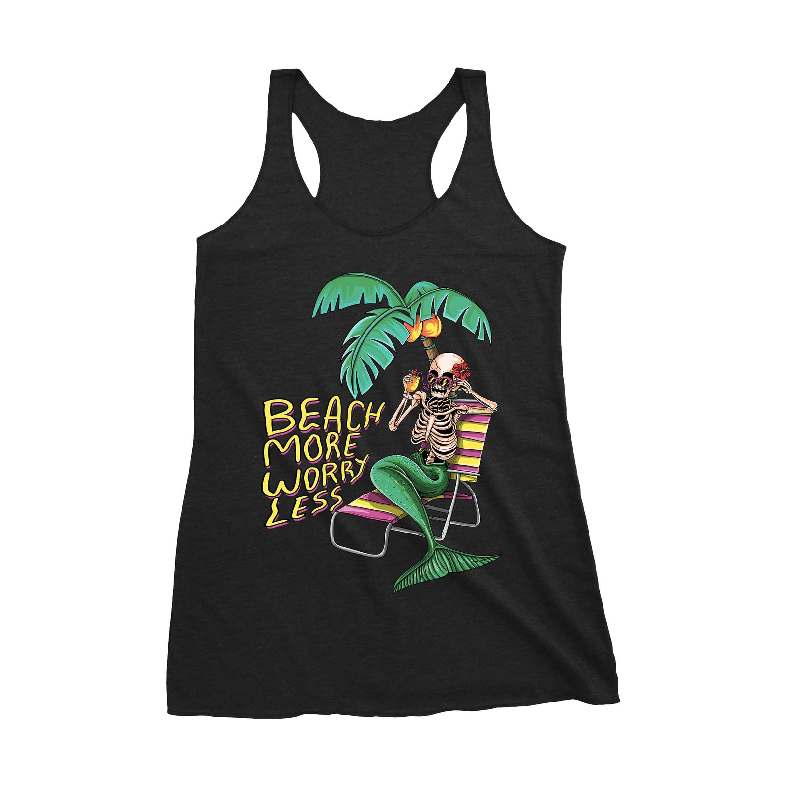 "Beach More" Racerback Tank