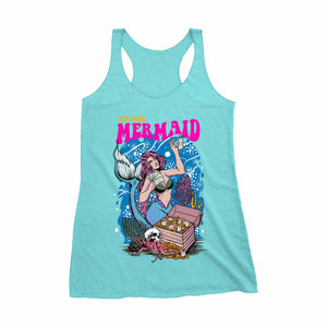 "Get Paid Mermaid" Racerback Tank