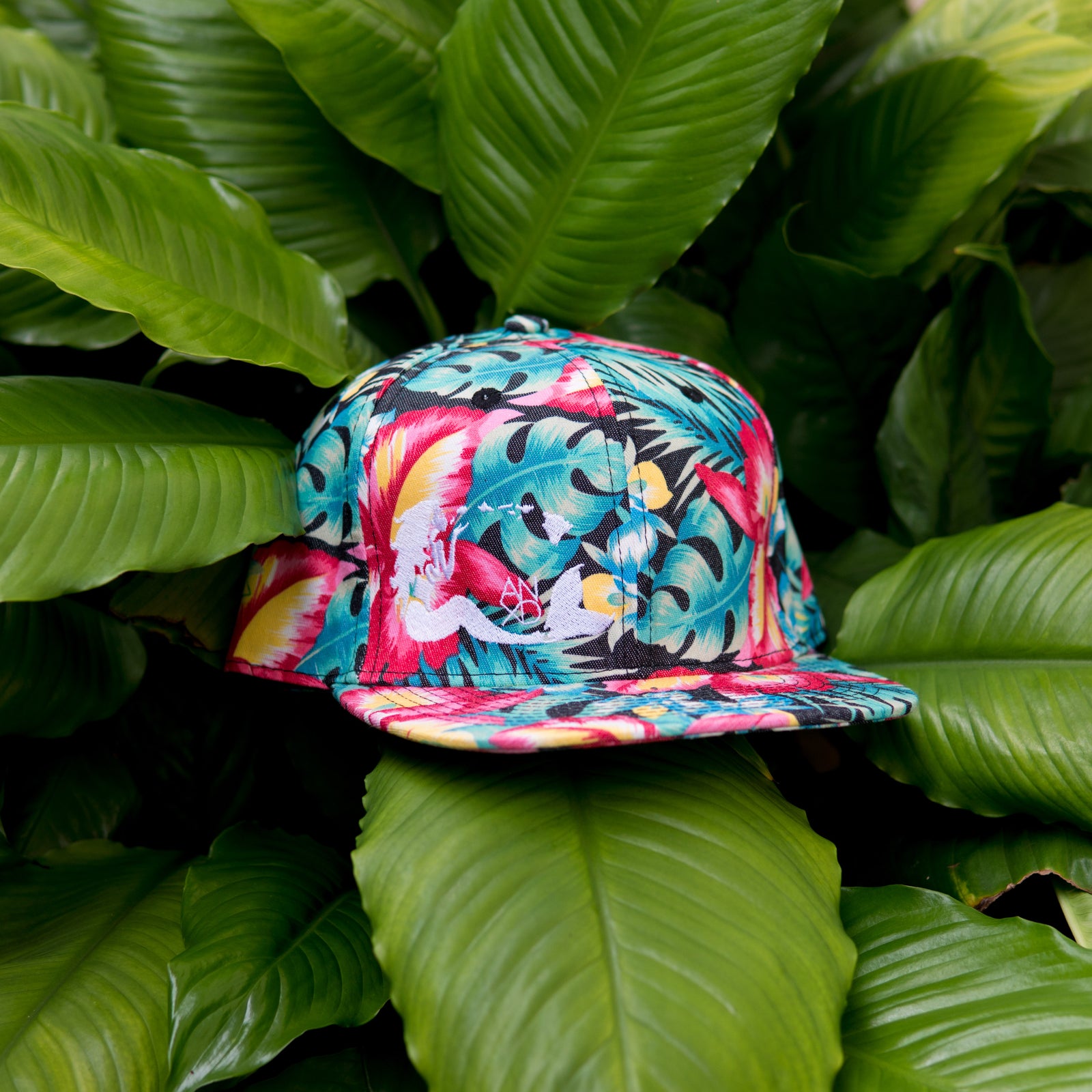 Ginger Denim Mermaid Snapback