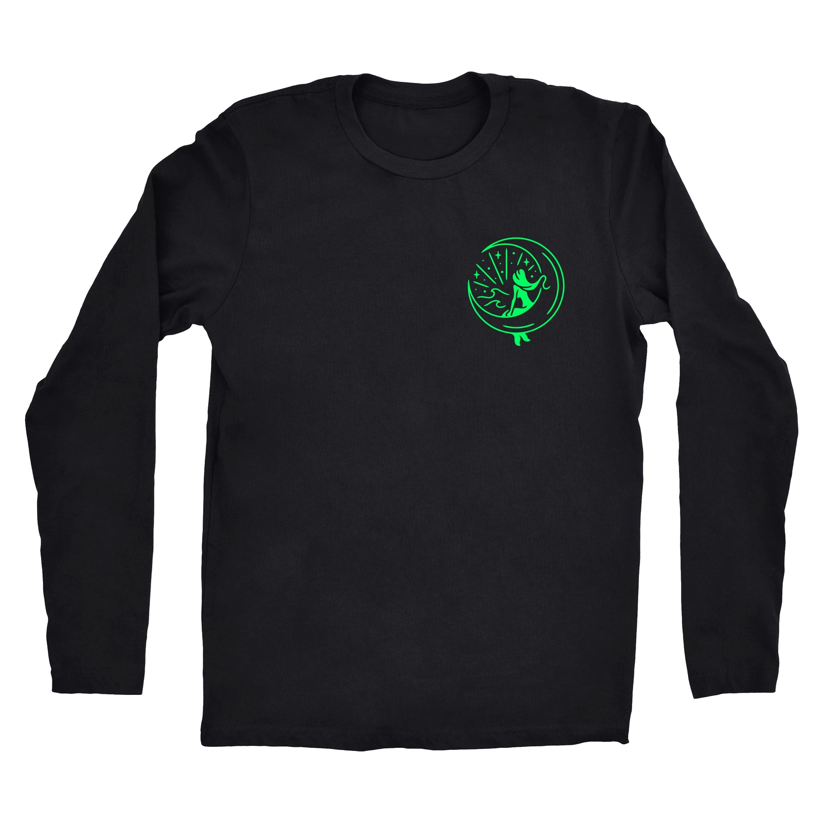 Long Sleeve Green "Mahina Mermaid" Tee