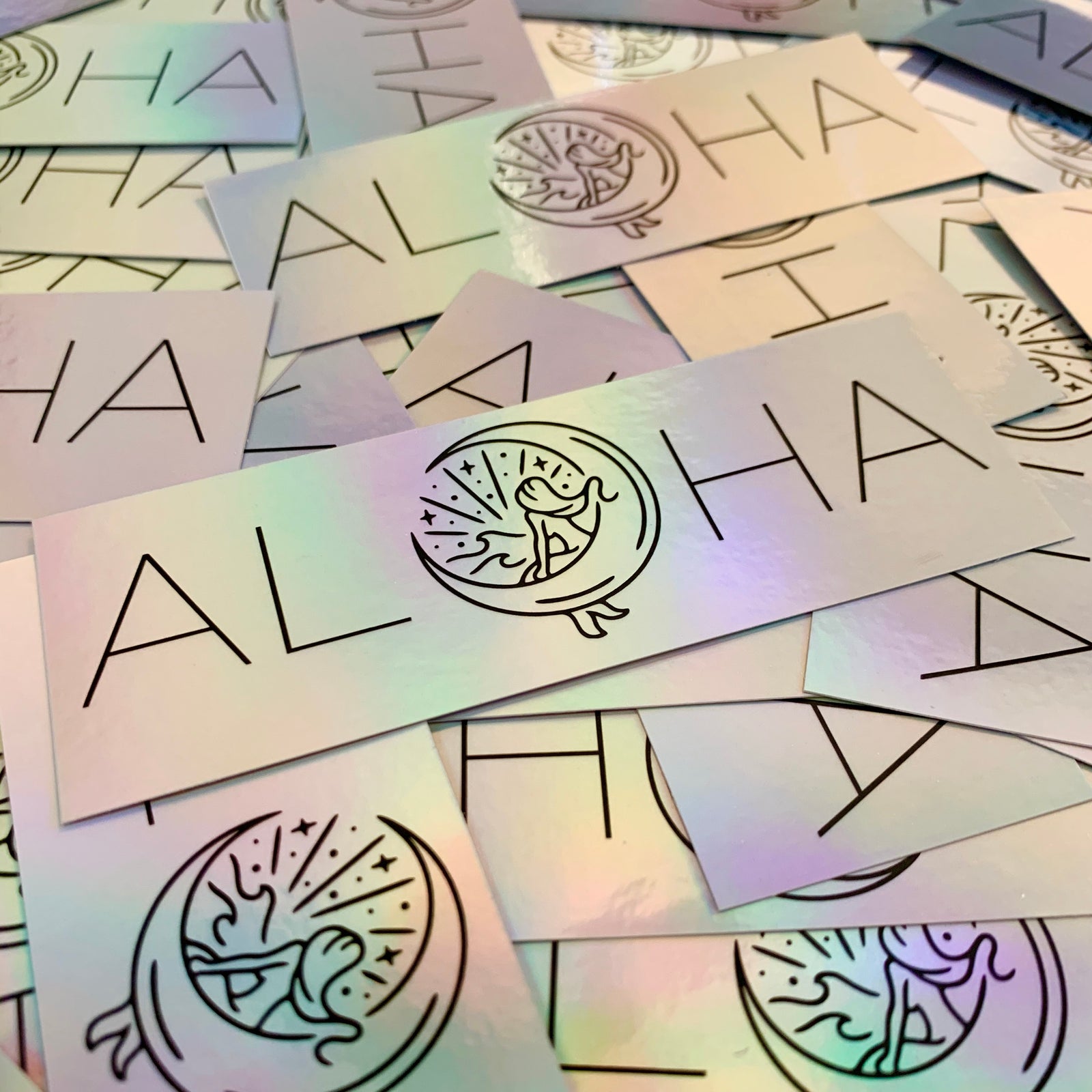 "Aloha Mahina Mermaid" Sticker