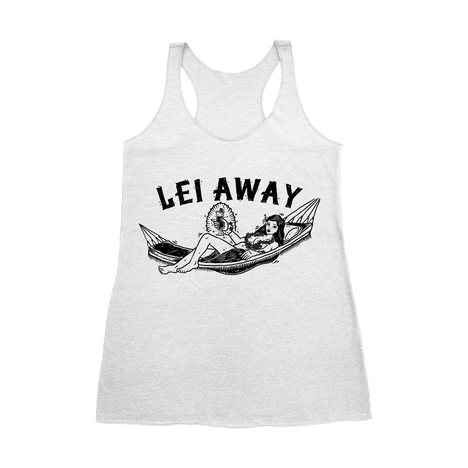 "Lei Away Plan" Racerback Tank