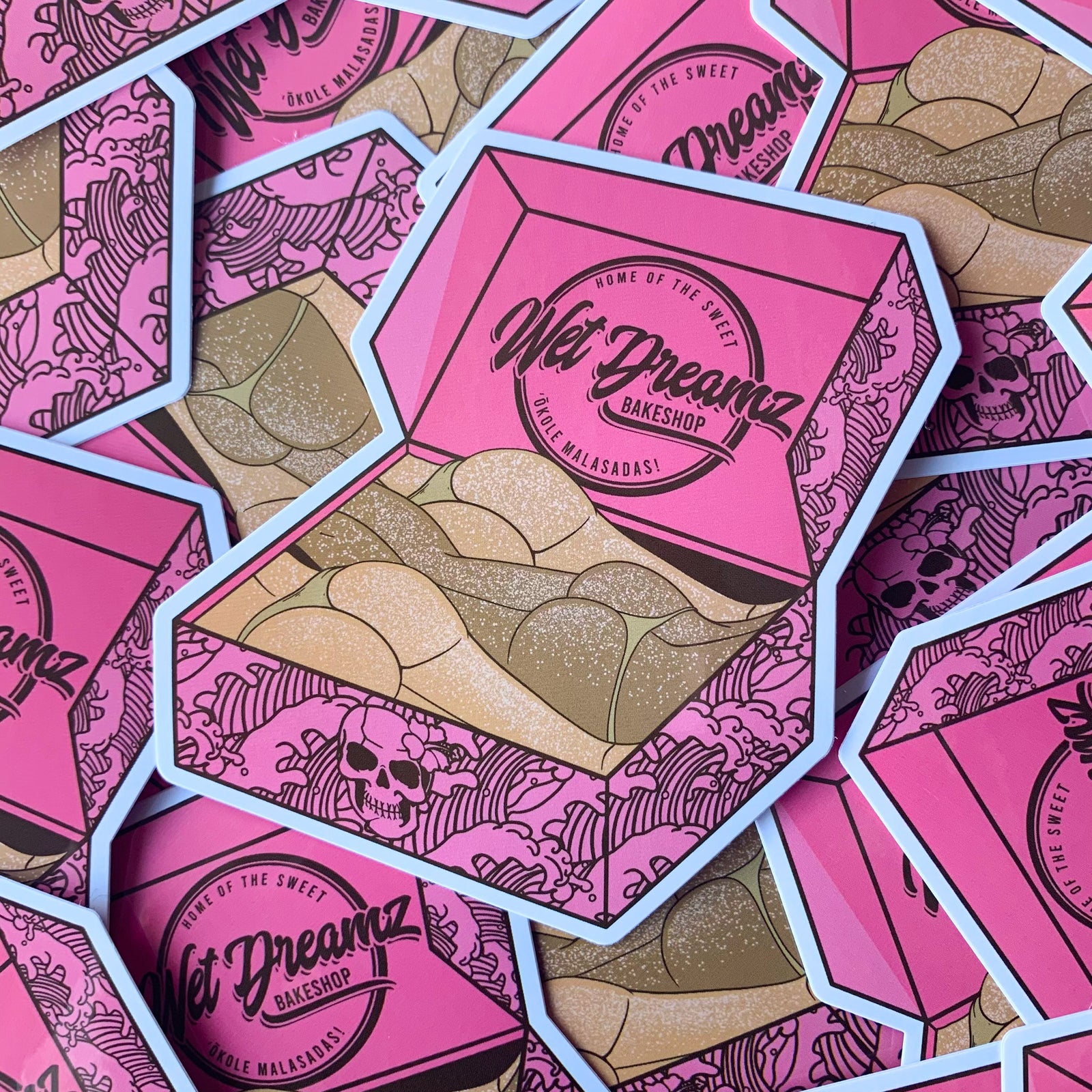 "Box of Malasadas" Sticker