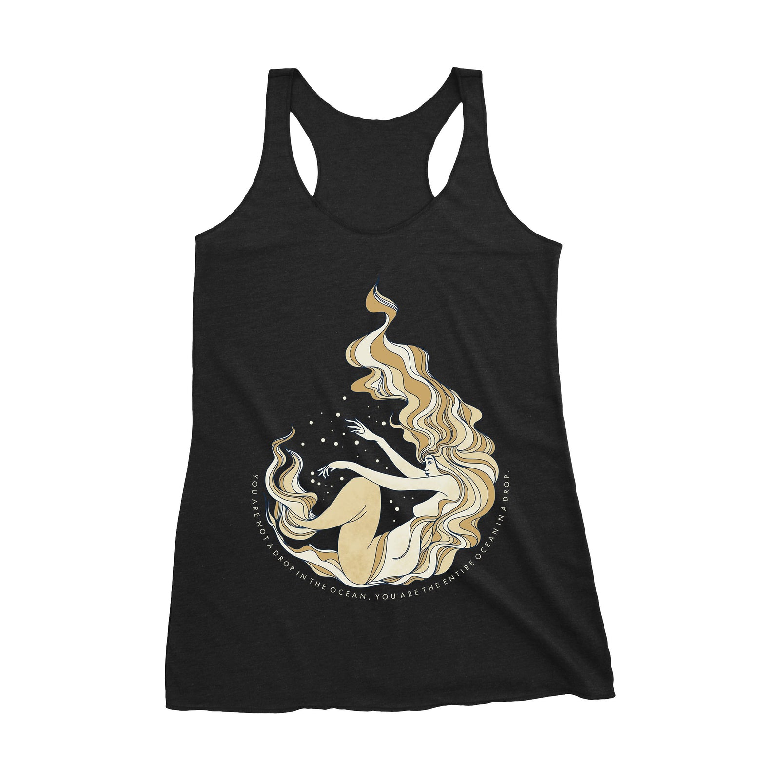 "Mermaid Drip" Racerback Tank