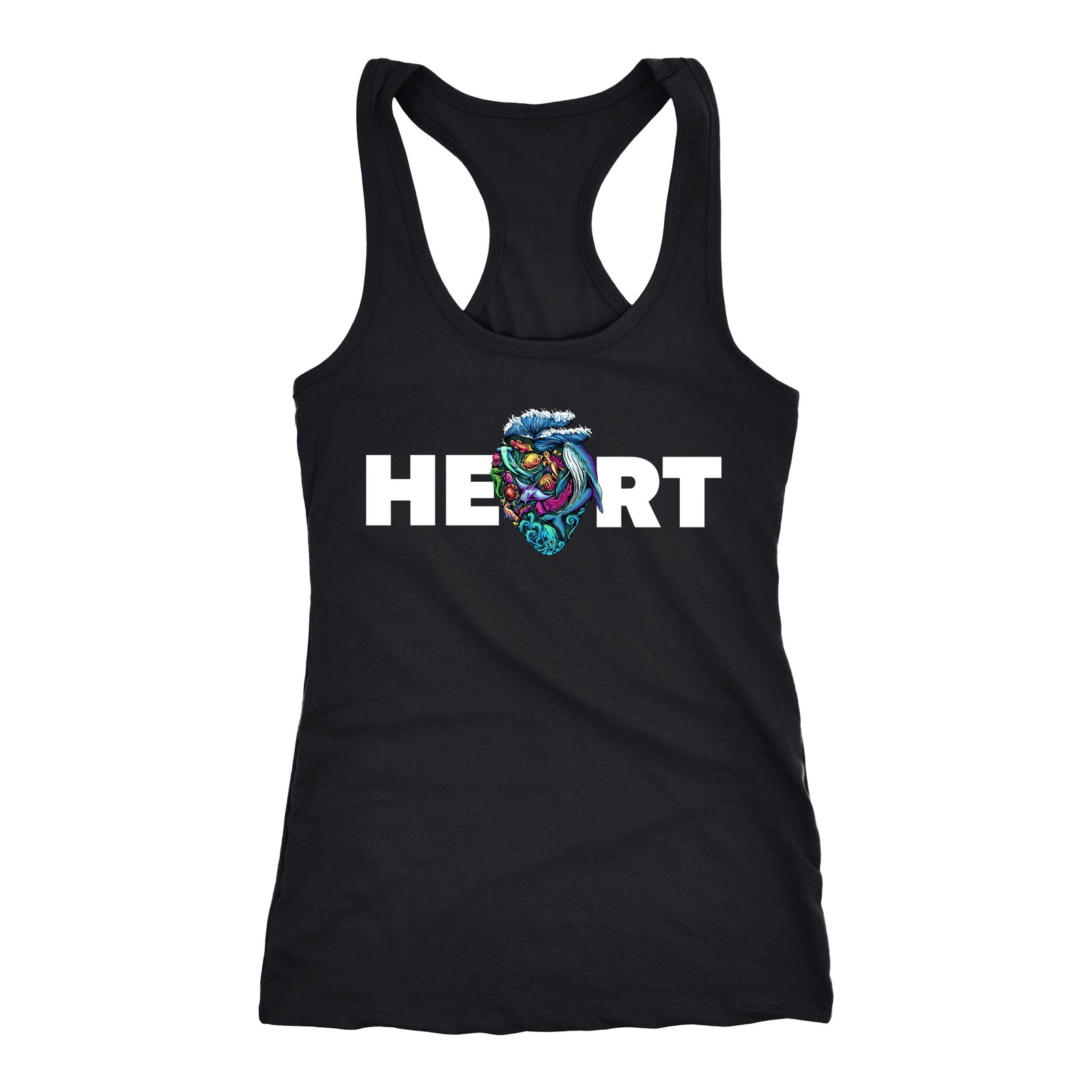 Women's "Ocean Heart" Racerback Tank