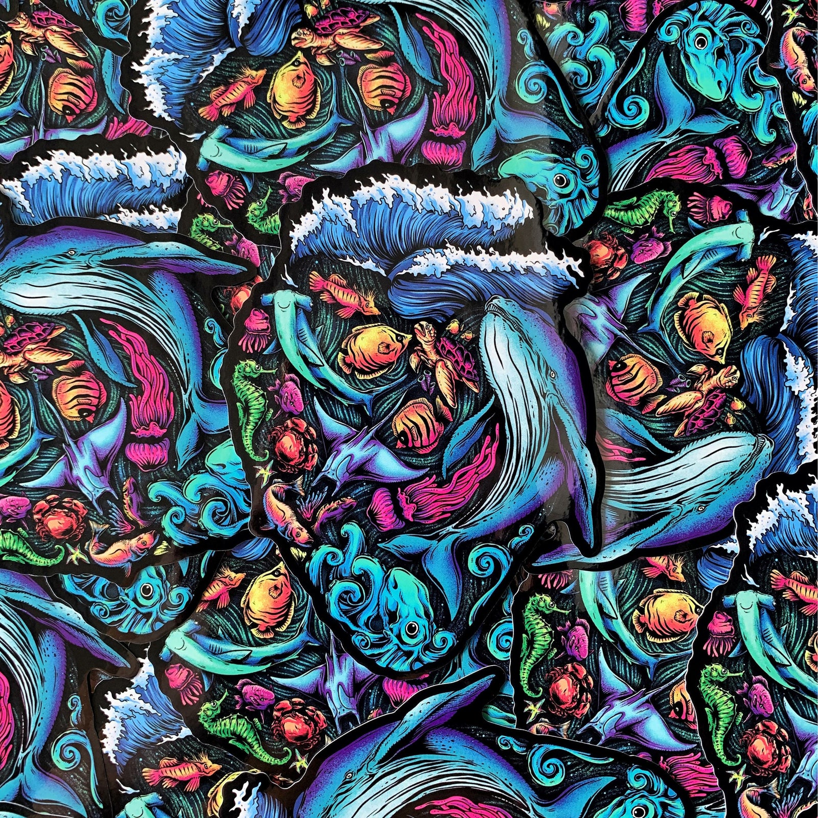 "Ocean Heart" Sticker