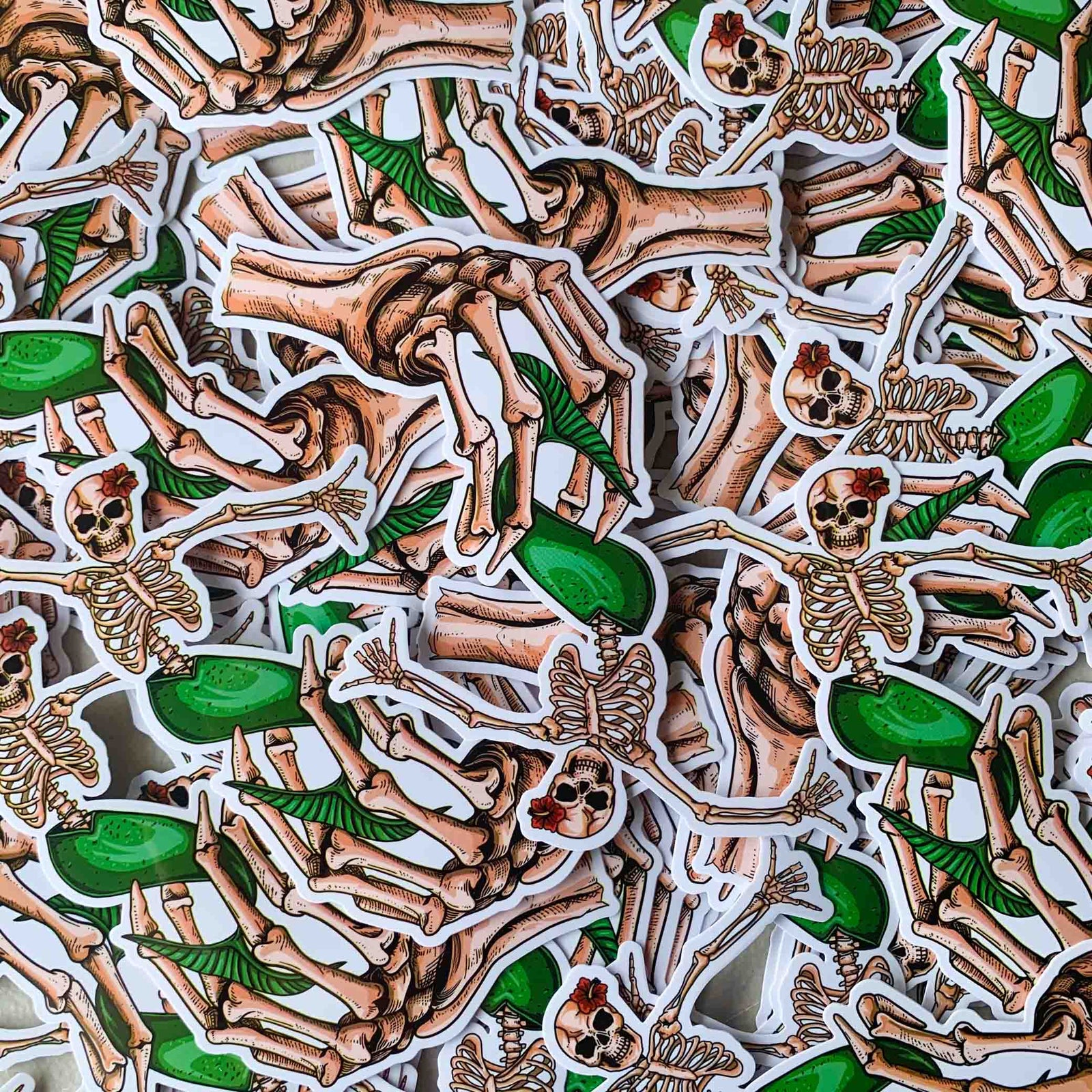 "Mermaids Smoke Seaweed" Sticker - Top