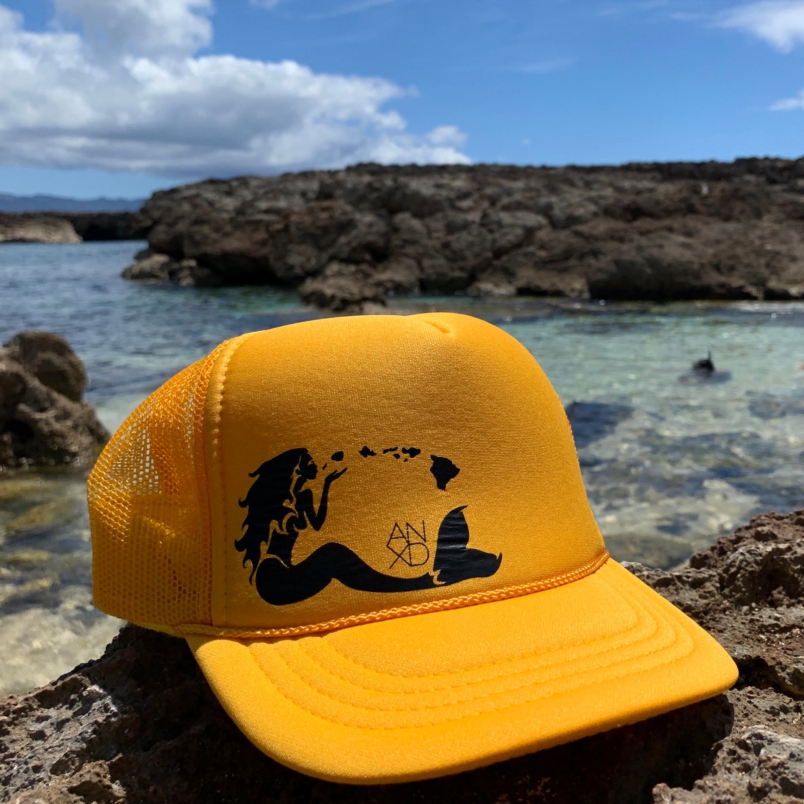 Mermaid Trucker - Pineapple Gold