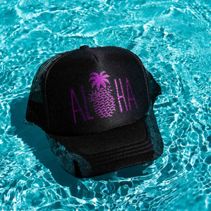 Aloha Wavy Pineapple - Black